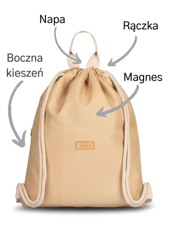 Worek karmel z wymienna klapką.webp