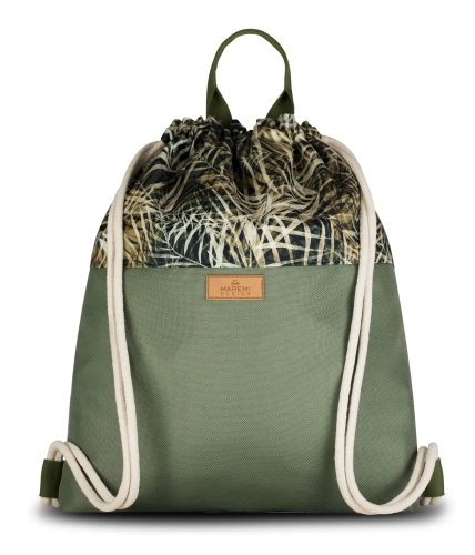 Worko plecak liscie palmowe na khaki.webp